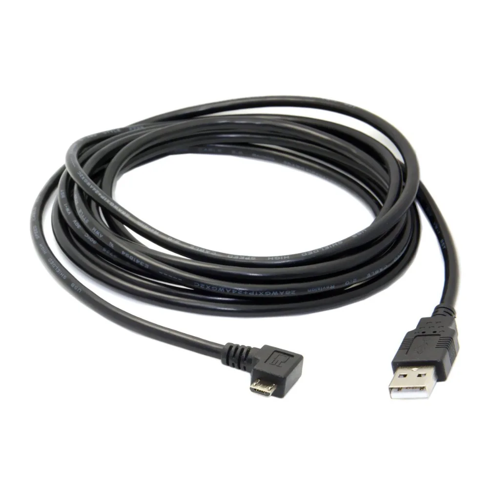 3m Right Angled 90 Degree Micro USB Male to 2.0 Data 2A fast Charge Cable for Phone &amp Tablet 10FT | Компьютеры и офис