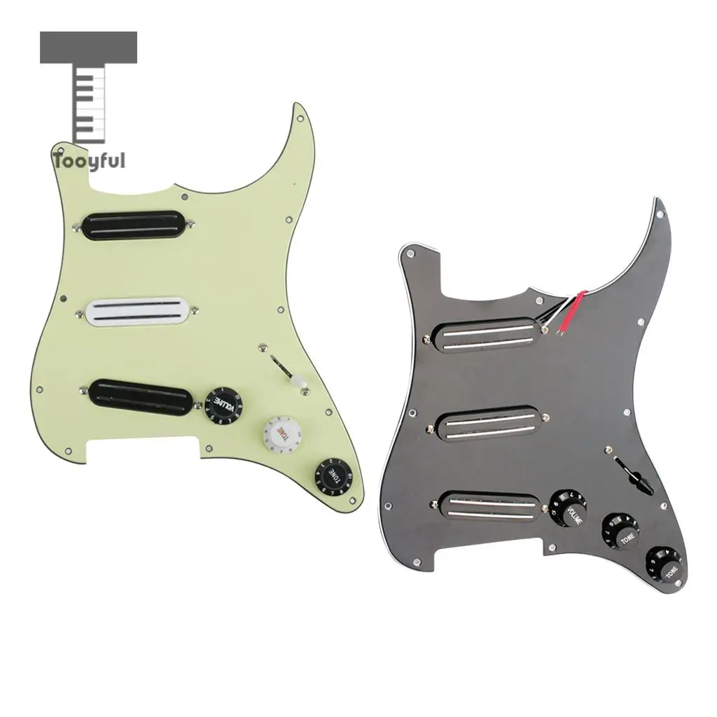 3 слойный Pickguard & двойной Железнодорожный Пикап Набор для электрогитары|loaded