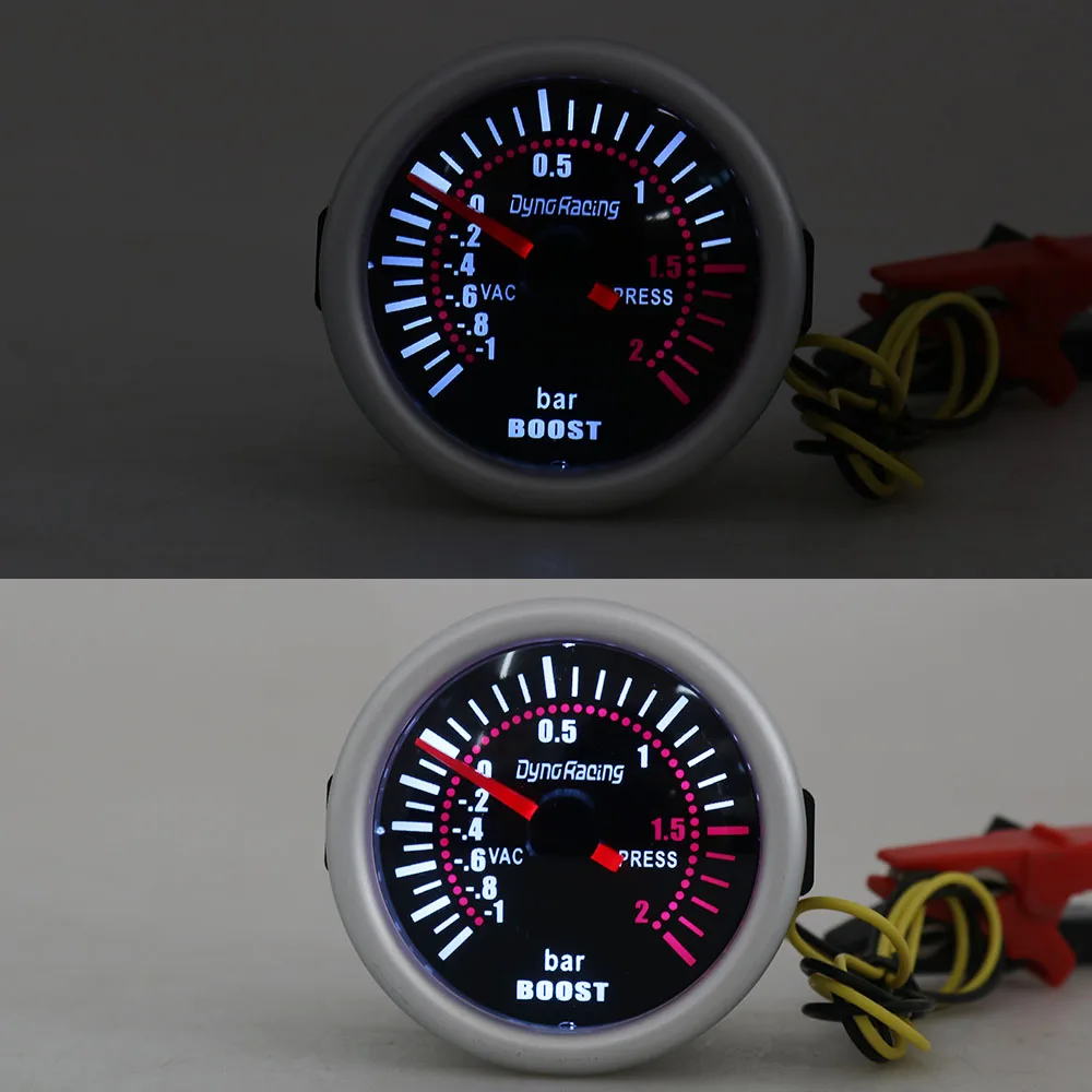 Универсальный турбодатчик Dynoracing BX101310 удлинитель с LED цифровым указателем 52 мм 12