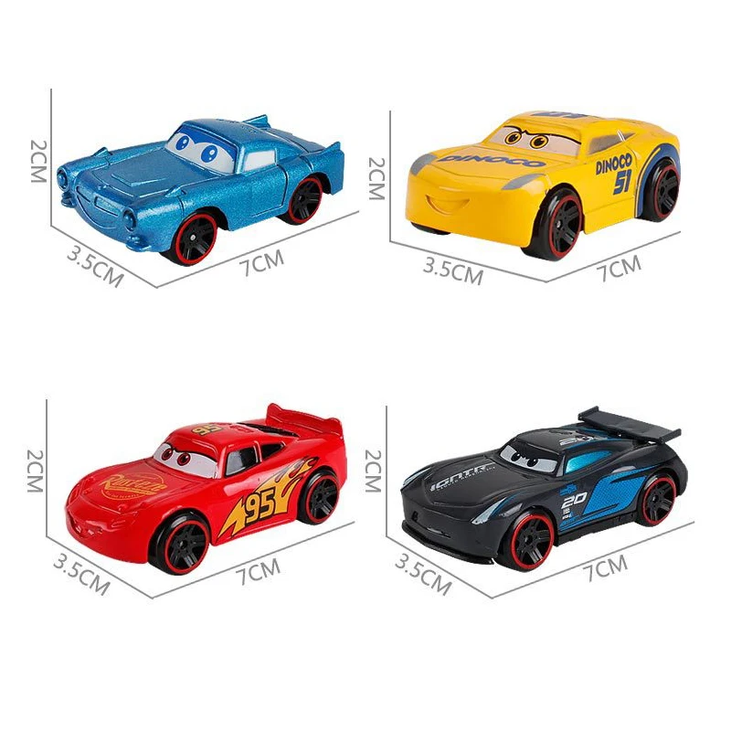 

Cars Disney Diecast Metal Alloy Pixar Cars 3 Metal Truck Hauler with Small Cars Disney Cars3 Jackson Storm McQueen Toys For Kids