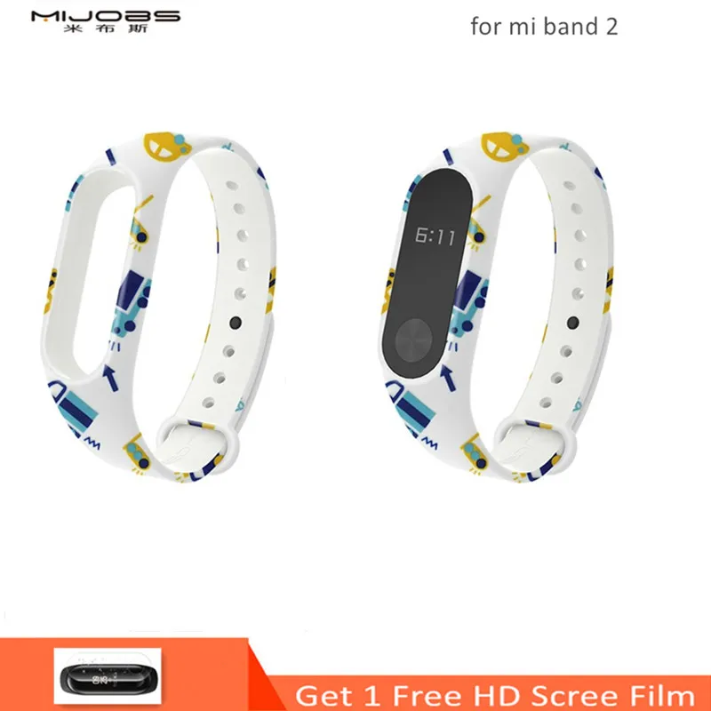 

Силиконовый ремешок Mijobs для умных часов Xiaomi Mi Band 2, сменный ремешок для браслета Mi band 2
