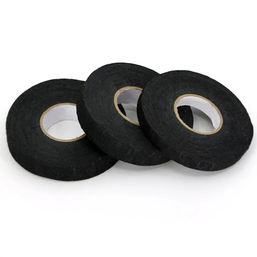 DJSona 15 м новый черный фланелевый автомобильный жгут проводов анти погремушка