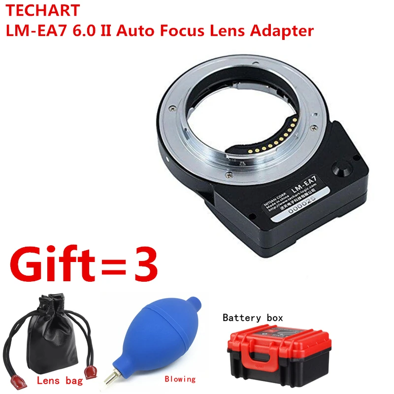 TECHART LM-EA7 6,0 II с автофокусом для объектива переходник для Leica M LM объектив sony NEX A7RII A6300 A9 A7SII камеры