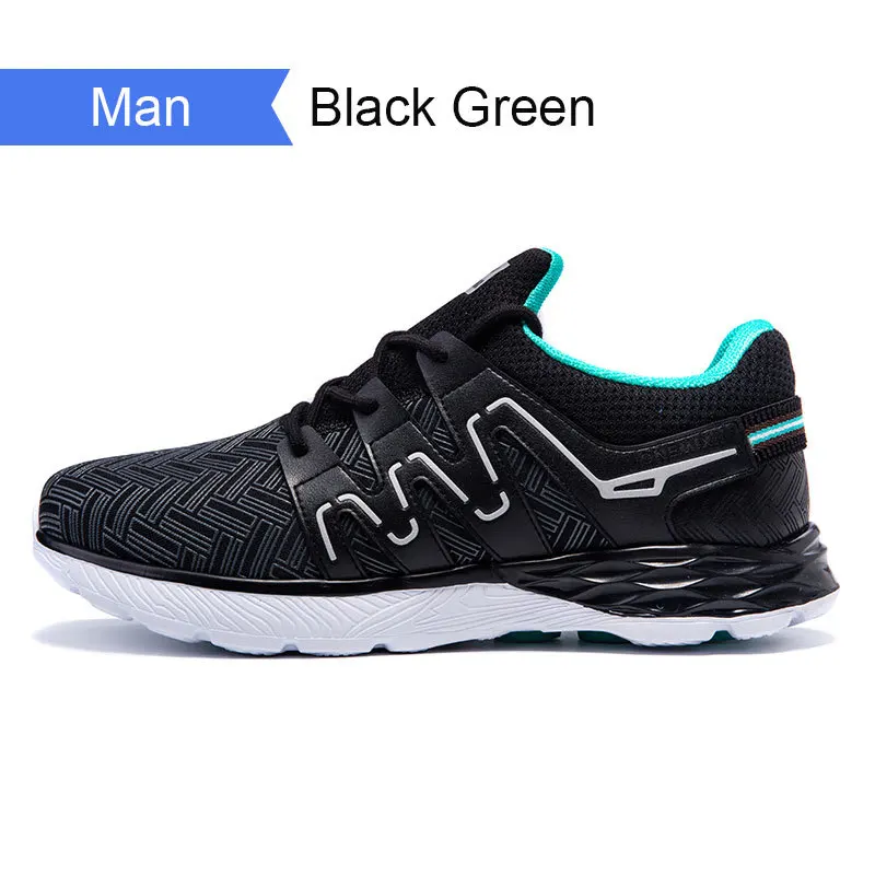 Black Green ONEMIX Обувь мужские кроссовки летние кроссовки Zapatillas Deportivas Hombre дышащие кроссовки повседневные спортивные кроссовки Sapato Masculino кросовки обувь мужская обувь кеды туфли мужские зимние Кроссовки ботинк - Цвет: Black Green