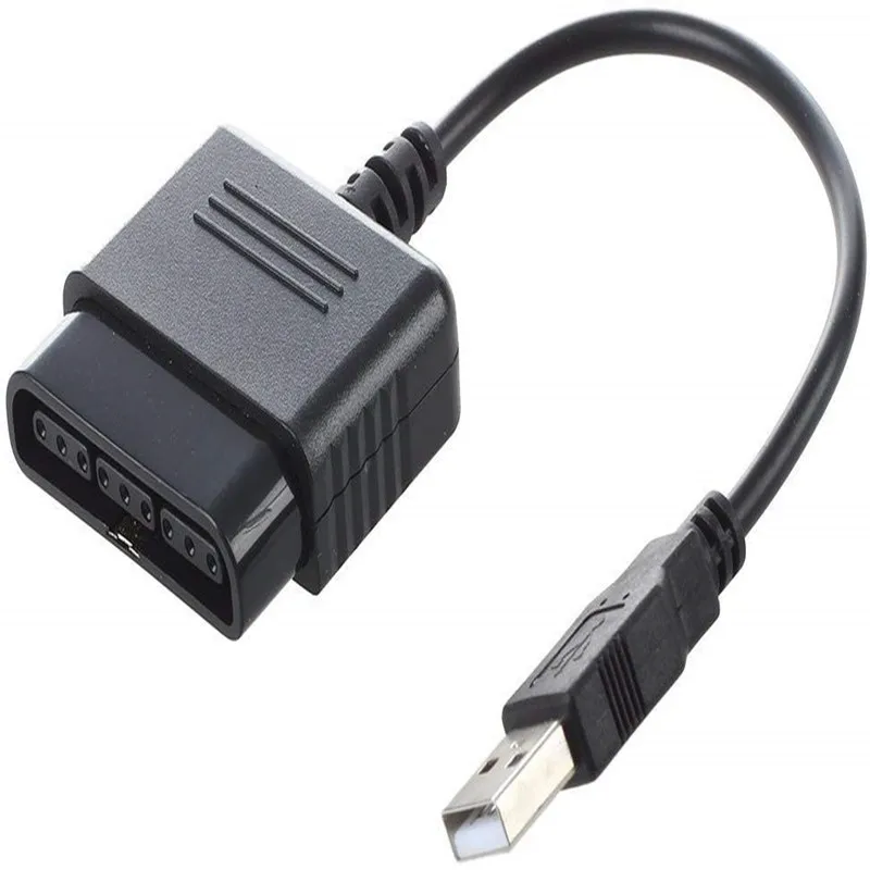 USB адаптер для контроллера 2 упаковки кабель переходник PlayStation к Sony 3 PS3 и ПК