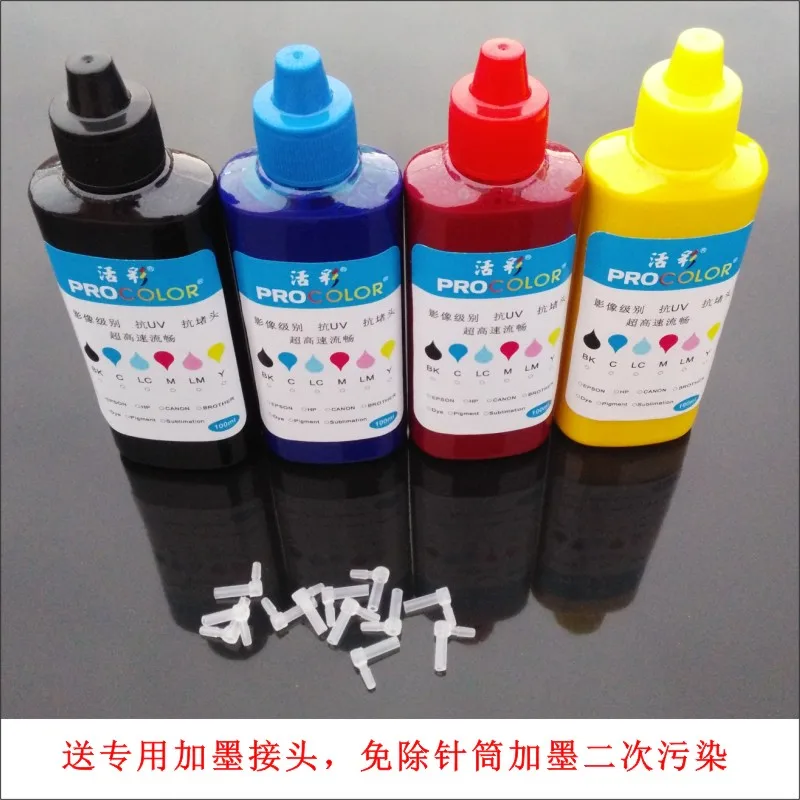 

CISS ink refill kit Waterproof Pigment Ink for HP655 HP 655 DeskJet Ink Advantage 6520 6525 3525 4615 4625 5525 inkjet printer