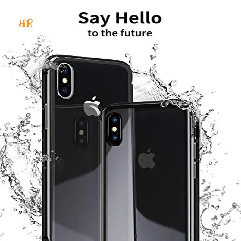 Роскошный Магнитный поглощающий чехол для телефона iPhone X XS Max XR 8 7 6 s Plus