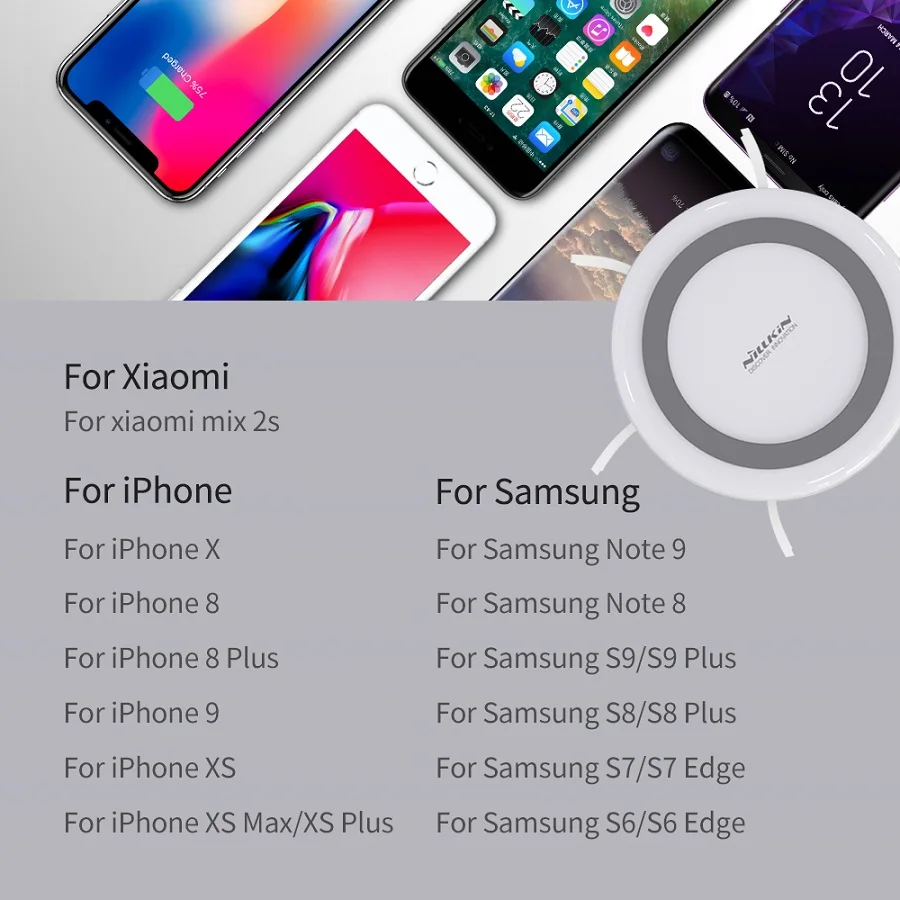 NILLKIN USB Продлить концентратор 3 0 5 Порты для Xiaomi Pocophone F1 iPhone XS samsung S8 Qi Беспроводной