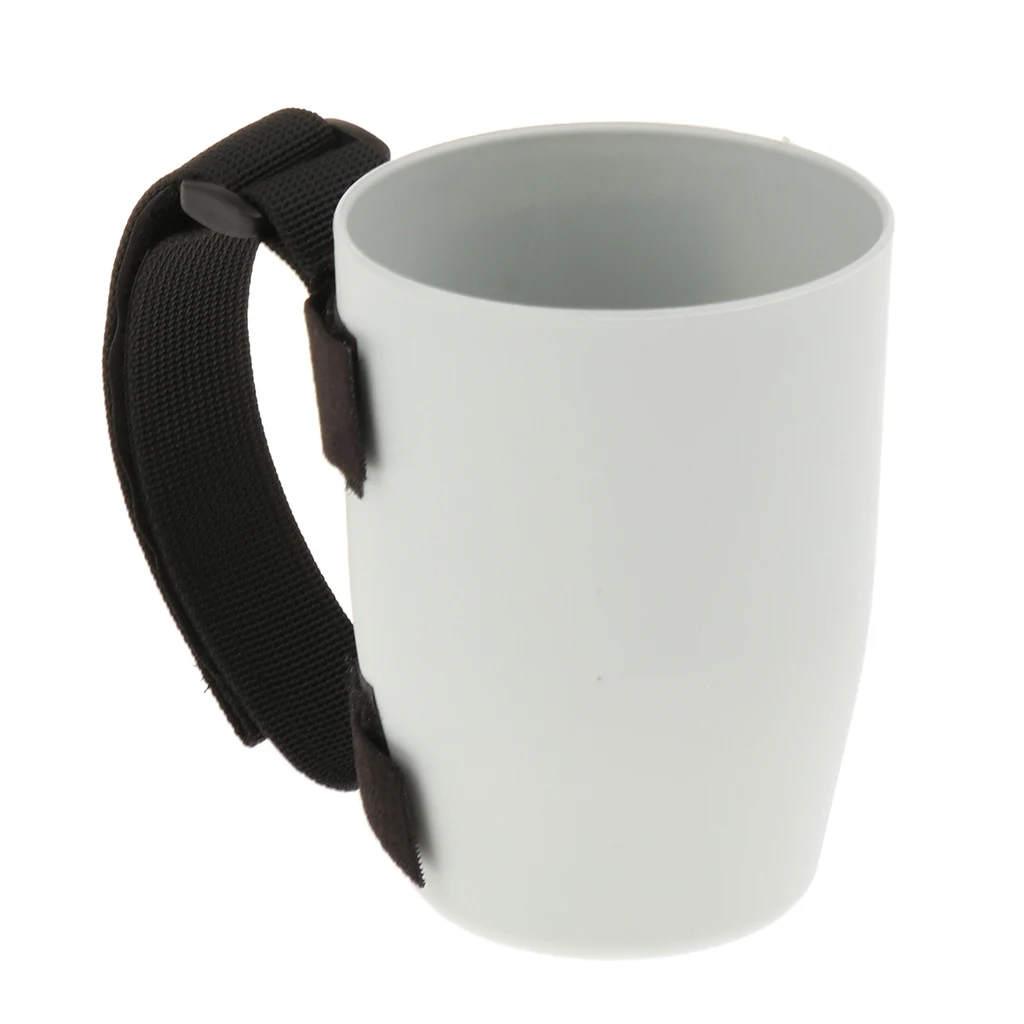 

Hand Strap Cuff Tooth Brushing Cup For Hand Tremors Arthritis Elderly