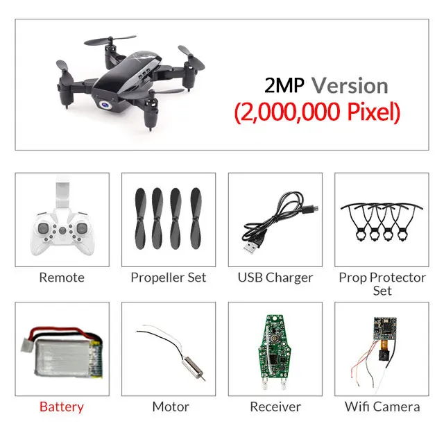 Black 200Wcamera Складной мини-Дрон с/без камеры RC вертолет с режимом удержания RC Квадрокоптер с безголовым режимом удержания высоты игрушки для детей - Цвет: Black 200Wcamera