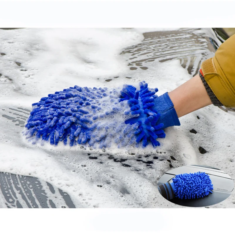 Чистящие перчатки из микрофибры для сада кухни бытовые мытья окон чистящие
