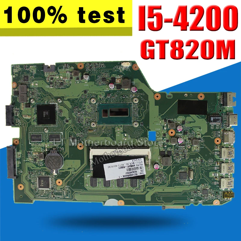 X751LD материнских плат REV: 2 0 gt820m ГБ I5 для For Asus K751L X751L X751LN Материнская плата ноутбука