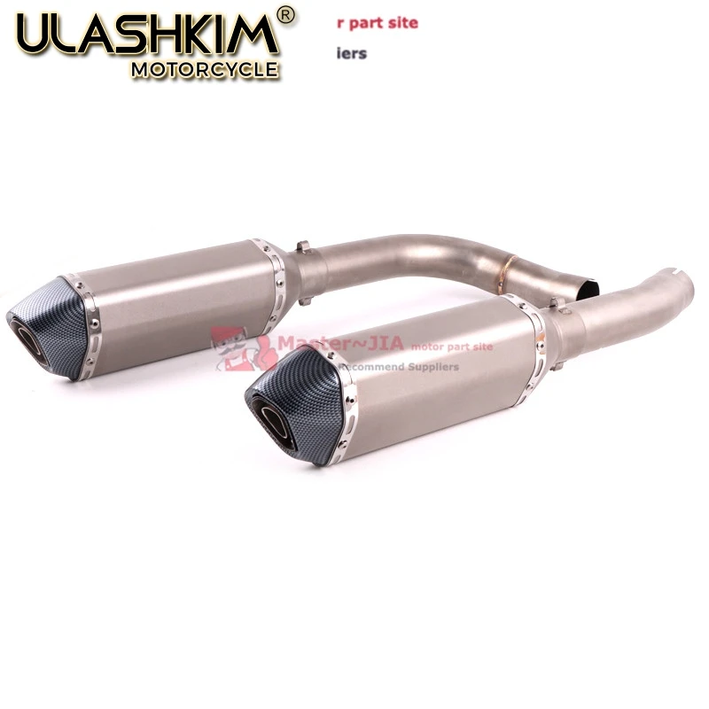 Мотоцикл выхлопной глушитель выхлопной трубы Escape среднего звена свяжитесь с трубы слипоны для Yamaha YZF-R1 R1 2009