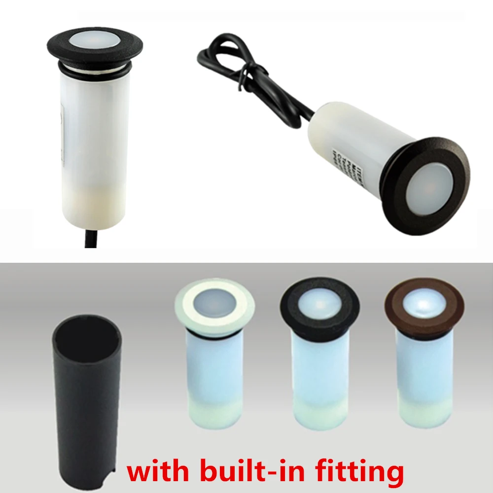 10 шт./лот алюминиевый + поликарбонатный наружный светодиодный палубный