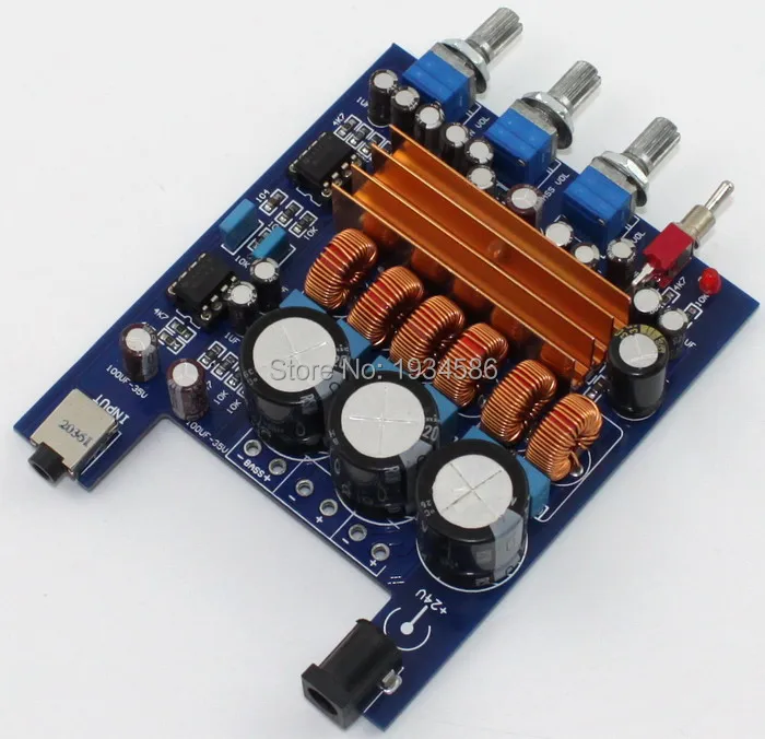 TPA3116D2 NE5532 2 1 цифровой аудио HIFI сабвуфер усилитель Verst плата 50Wx2 + 100 Вт 3*3300 мкФ вывод
