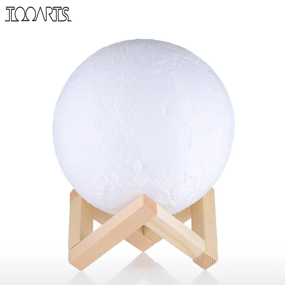 Лампа Луна Tooarts с 3D принтом Современная Скульптура 100 240 В Гц|decorative decorative|decorative home