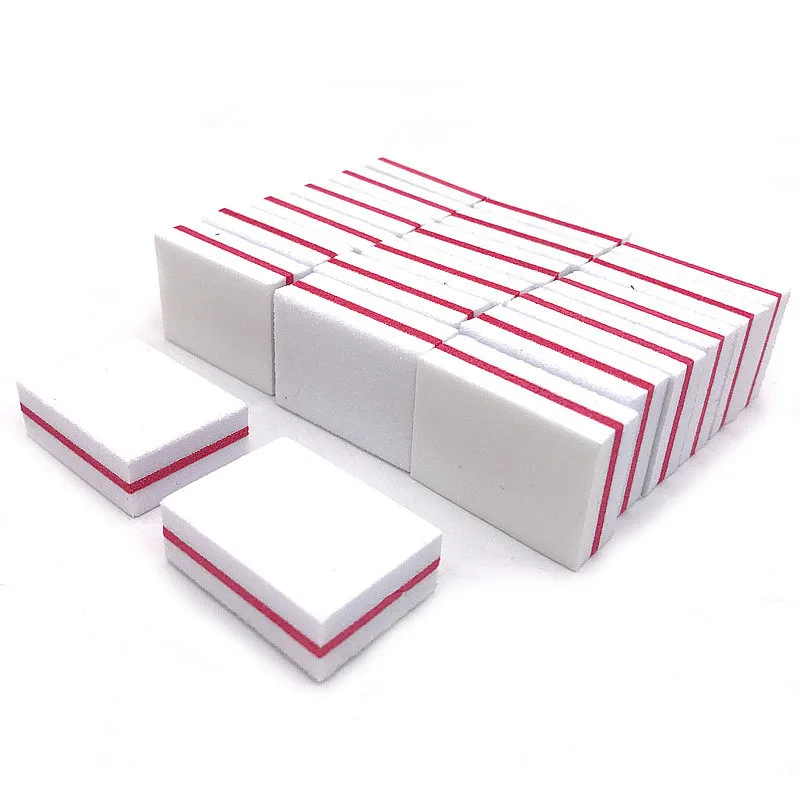 Полировочная пилочка для педикюра белая ногтей 20 шт.|Пилки и буферы| |