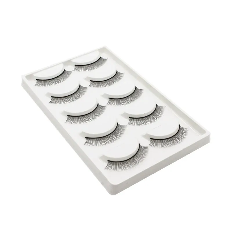 5 Pairs/Set False Eyelashes Handmade Training Lashes For Beginners Eyelash Extensions Beauty Salon Student Practice