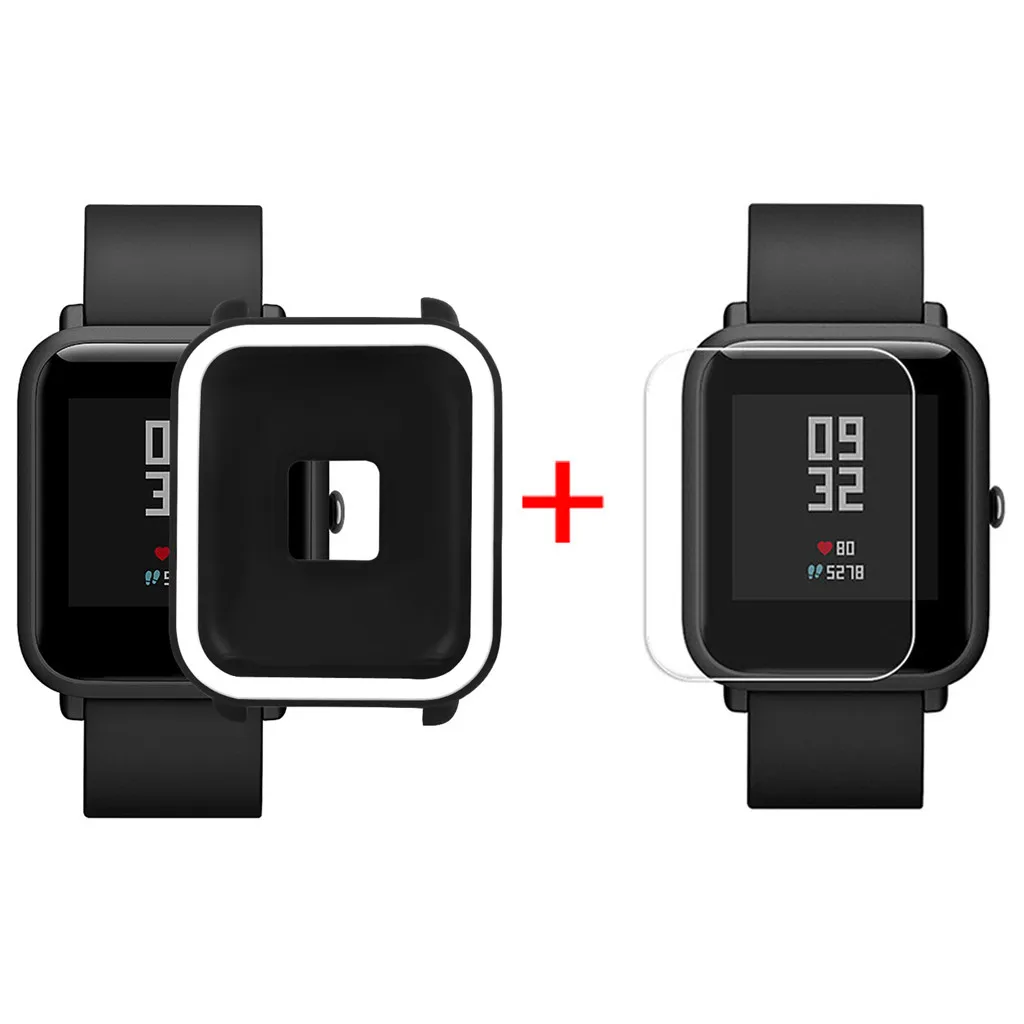 Z523 крышка 2019 Мягкий силиконовый чехол для Huami Amazfit Bip Молодежные часы с защитой
