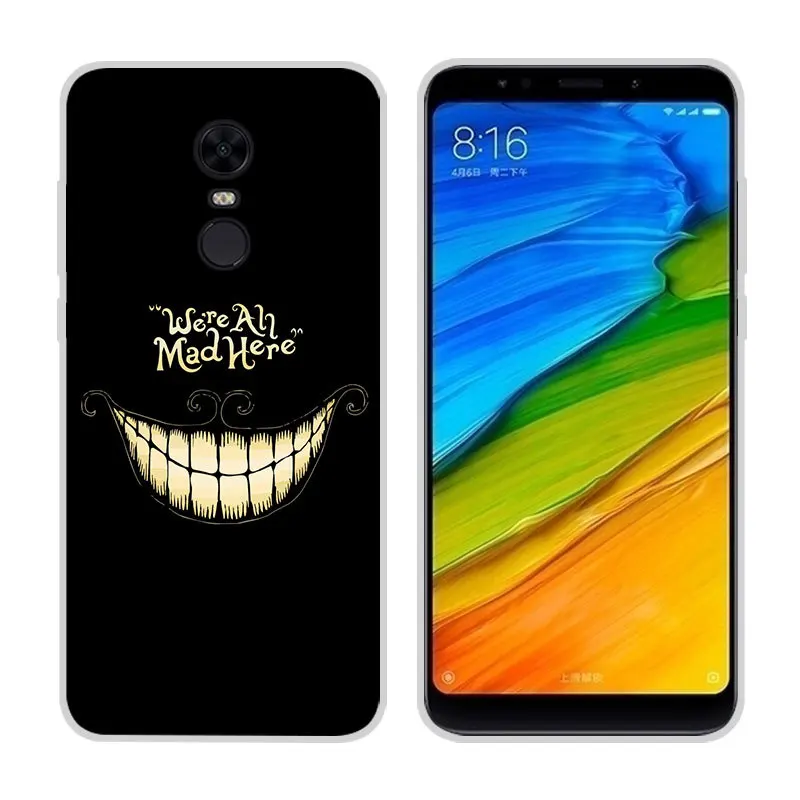 Для Xiaomi Redmi 5 плюс Чехол ТПУ Мультфильм Живопись чехол для 2017 Силиконовая задняя