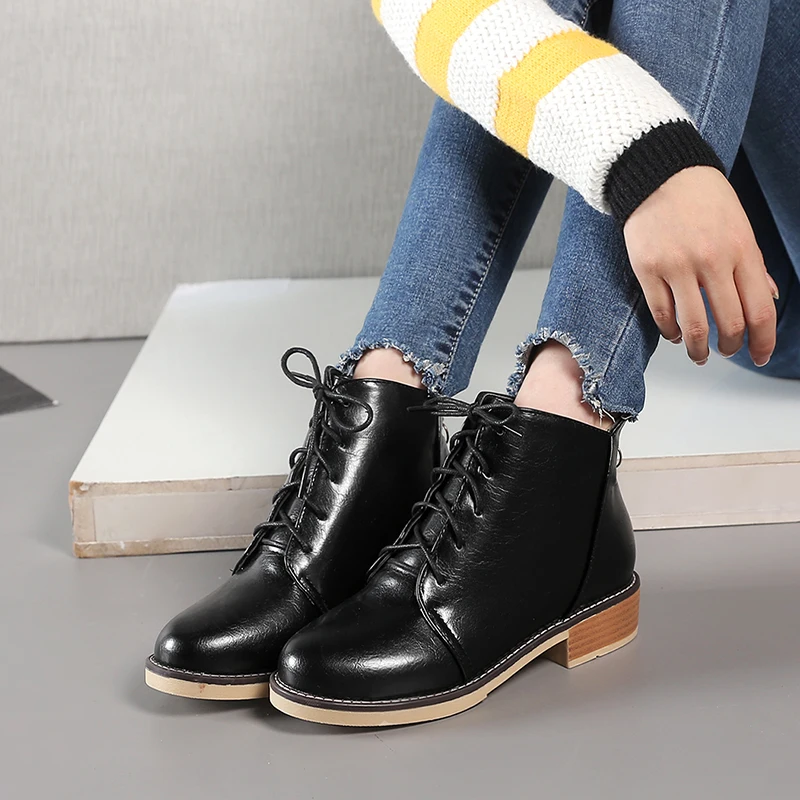 Серебряные и золотые сапоги 2019 женские ботильоны на шнуровке обувь платформе