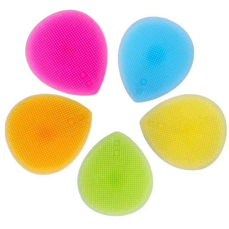 1PC Silicone Facial Cleansing Brush Face Exfoliating Blackhead Deep Cleaning Skin Care Massager Tools | Красота и здоровье