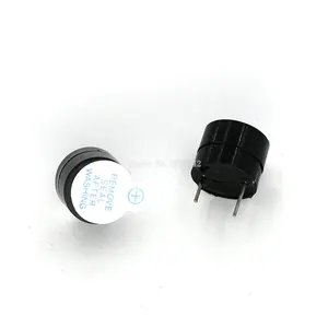 10 шт.лот 5 в Мини Магнитный активный зуммер кольцо для сигнализации черный 9,6 мм Новинка