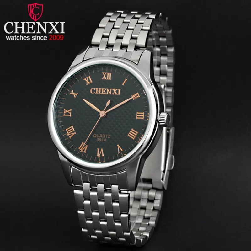 Наручные часы из нержавеющей стали розовое золото водонепроницаемые 1240 |