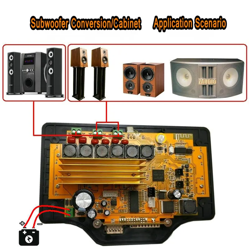 DC12V 200 Вт сабвуфер усилитель басов плата lcd без потерь аудио Bluetooth приемник декодер плата DTS FLAC APE AC3 WAV MP3 автомобильный Vedio