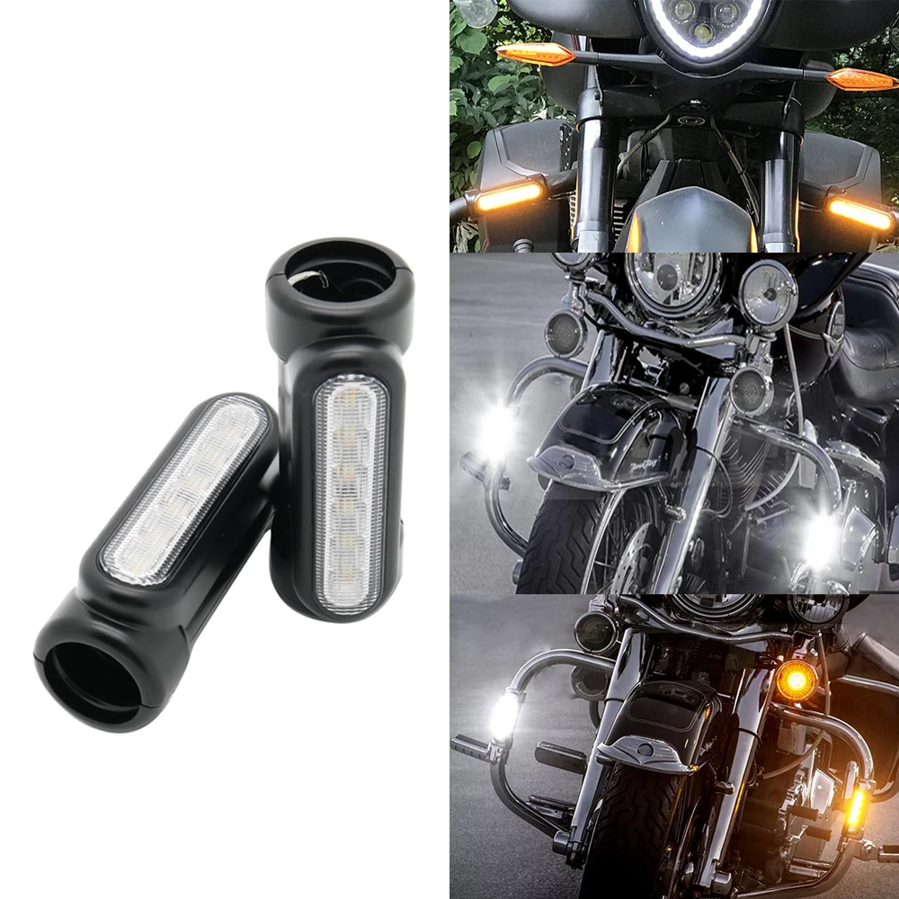 Для победы Harley Road King Street Glide Softail Fat Boy Motorcycle Highway Bar Switchback сигнальный светильник с