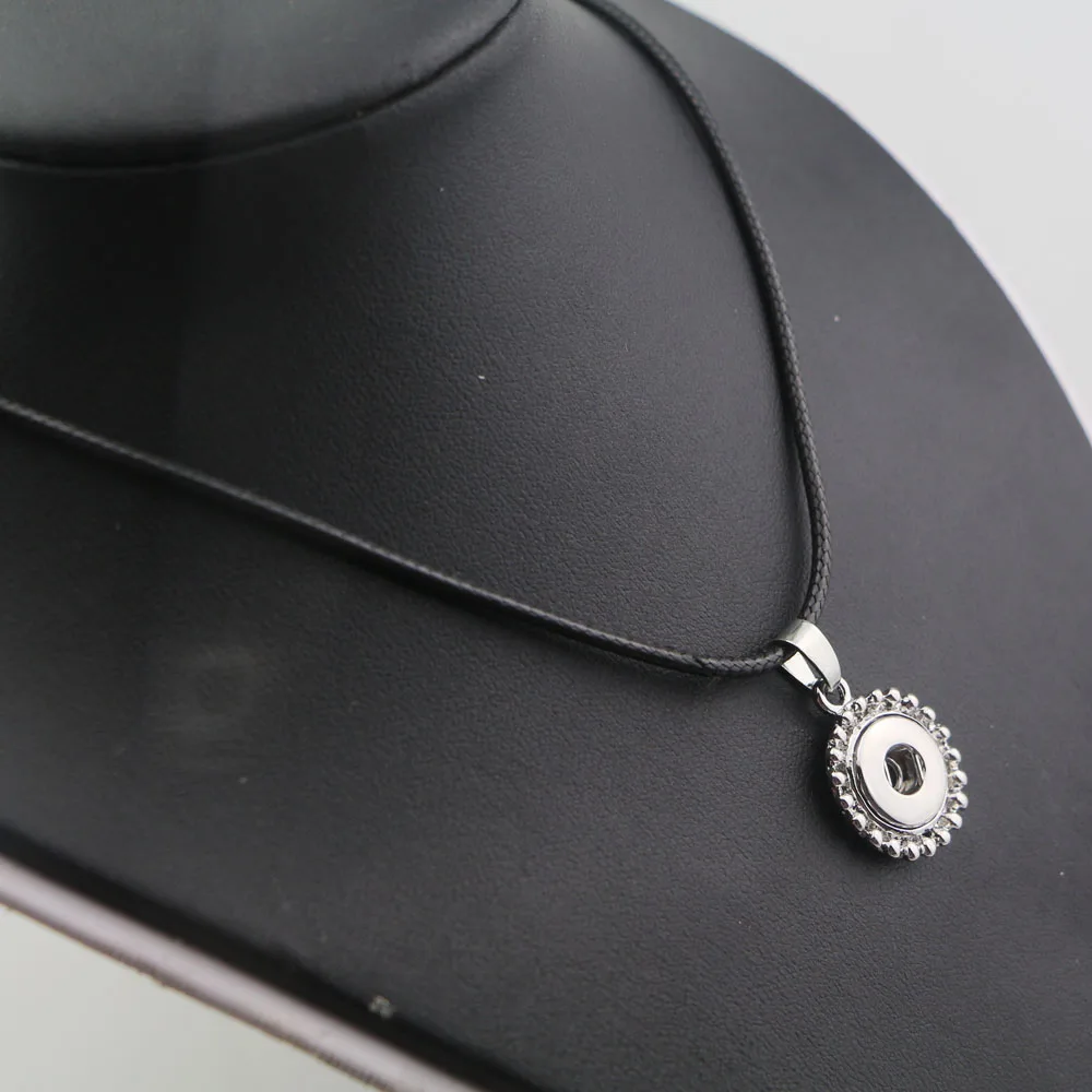 1 шт. массивное Ожерелье сделай сам стразы Черная веревка из искусственной кожи 18