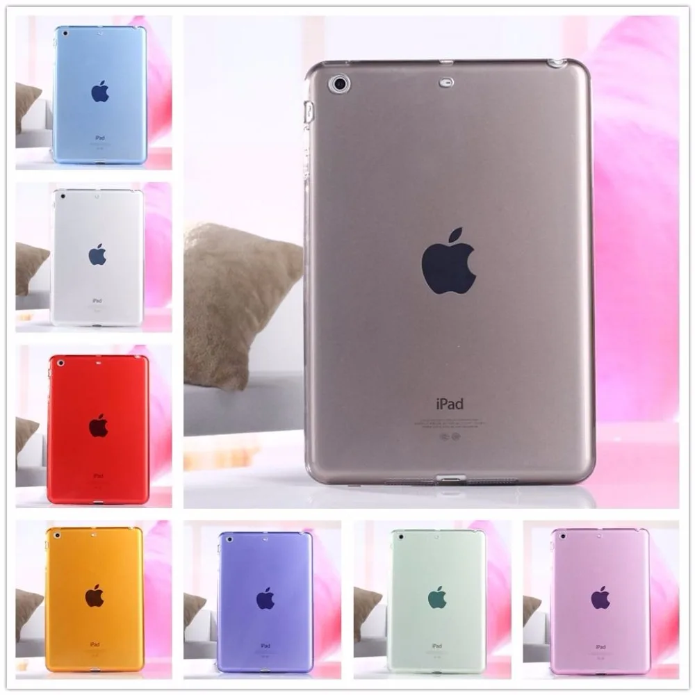 Ультратонкий Прозрачный мягкий силиконовый чехол из ТПУ для ipad mini 1 2 3 Tablet PC|cover for