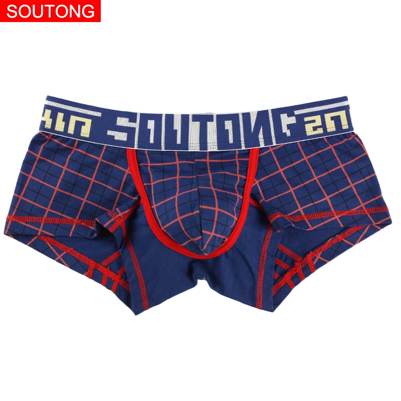 Soutong Мужское нижнее белье 4 шт./партия хлопковое мужское боксеры мужские Cueca трусы