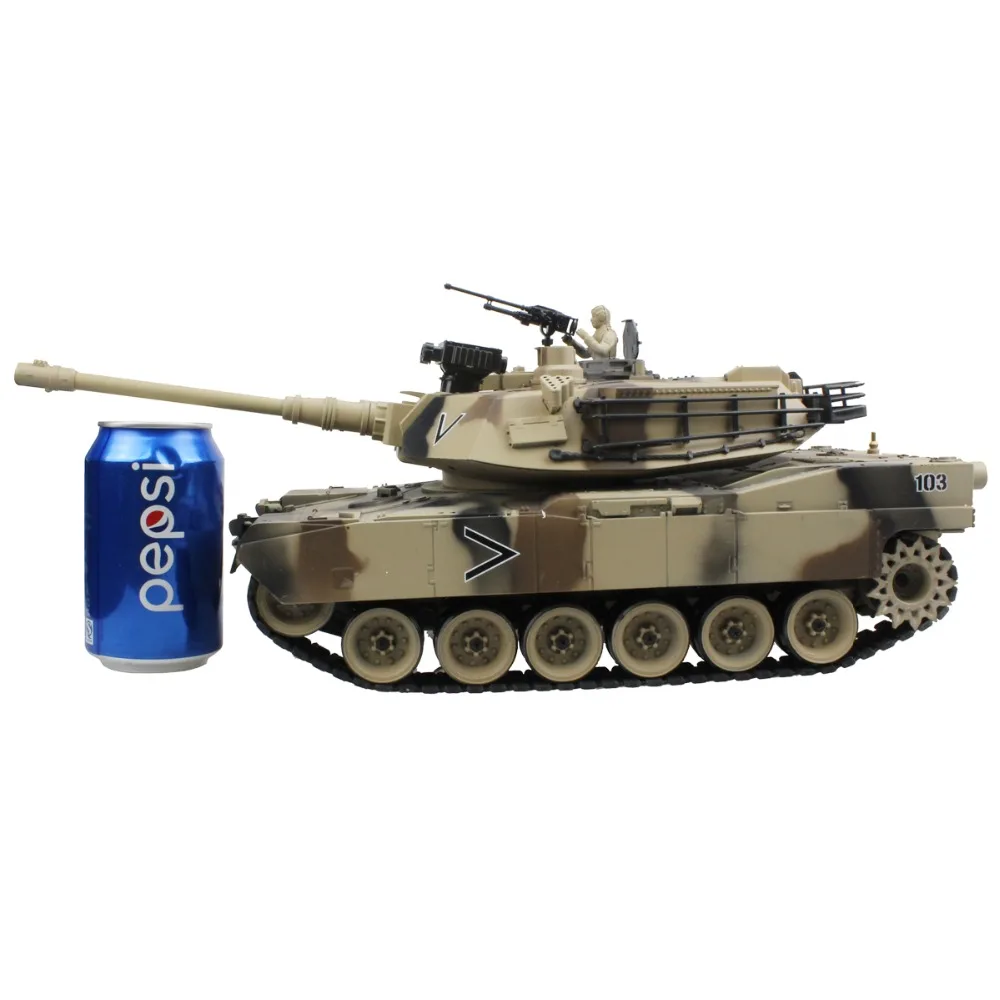 Р/У танки 15 канал 1/20 США M1A2 основной боевой танк модель с стрелять пулей