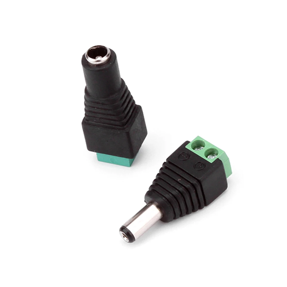 Разъем адаптера для светодиодной ленты 5 шт. разъем питания постоянного тока папа