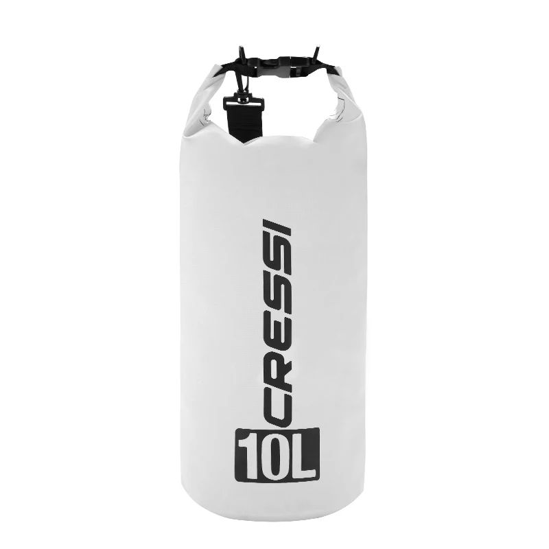 White 10L Cressi сухой мешок сумки для дайвинга большой объем сумка для оборудования водонепроницаемая сумка для Камуфляжный гидрокостюм 5L 10L 15L 20L легко носить с собой - Цвет: White 10L