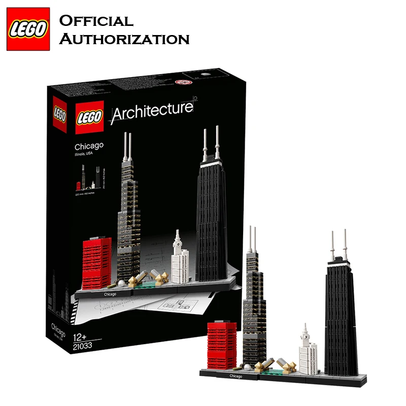 Новинка 2018 строительные блоки серии LEGO Architecture игрушки 444 шт. для путешествий