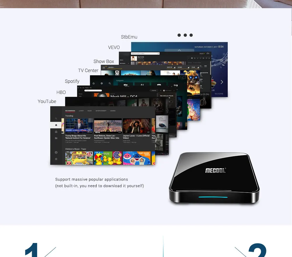 MECOOL KM3 Smart tv Box Android 9,0 Amlogic S905X2 4 Гб DDR4 64 Гб rom Голосовое управление 2,4G/5G WiFi Bluetooth USB 3,0 4K телеприставка