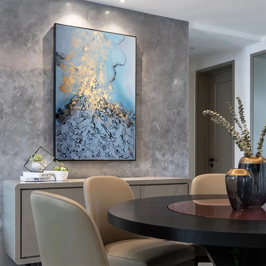 Nordic Мрамор Wall Art плакат абстрактный Золотой геометрической формы фотографии