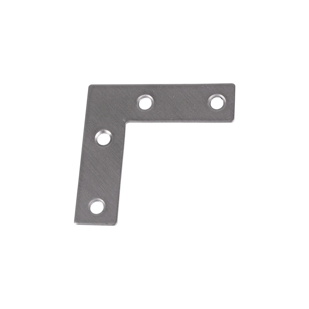 10 Pieces Stainless Steel 40 x 40mm Silver T Shape Brace Brackets Mending Plates Repair Fixing Joining Match with Screws | Обустройство