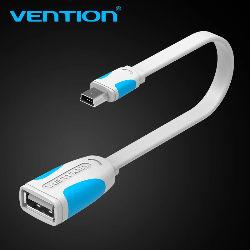 

Vention Mini USB 2.0 OTG Cable Mini USB Otg Data Cable Adapter 10cm/25cm male to female for Tablet PC/MP3/Cellphone /GPS