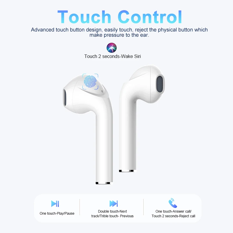 Langsdom T7RX TWS bluetooth наушники настоящие Беспроводные с микрофоном беспроводные для