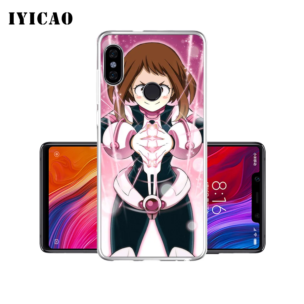 Мягкий силиконовый чехол для телефона IYICAO My Hero academic с мультяшным рисунком Xiaomi Mi 9 8