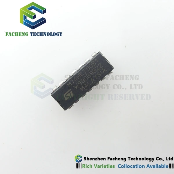 M74HCT00B1 74HCT00 DIP-14 новые акции |