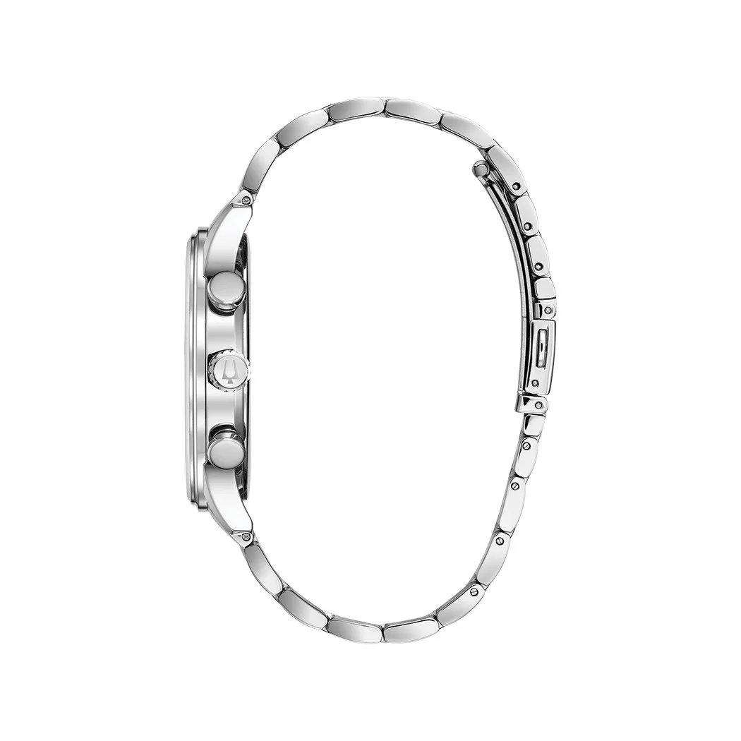 Наручные часы Bulova 96A211 мужские с кварцевым хронографом на браслете |