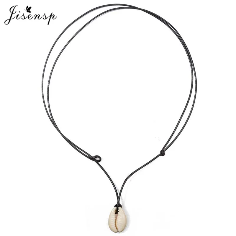 Jisensp Summer Style Shells Charm Necklace Handmade Seashell Chokers Necklaces Fashion Jewelry for Women Girls Party Gift |
