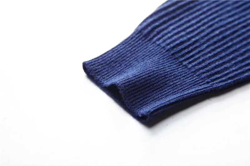 UCAK бренд мериносовой шерстяной мужской свитер уличная Slim Fit Pull Homme Осень Зима Водолазка свитера кашемировый пуловер для мужчин U3046