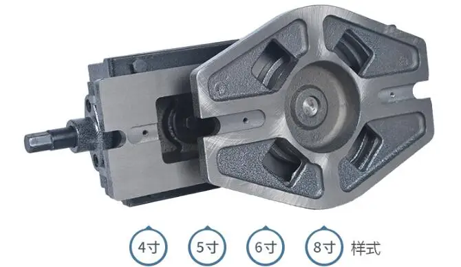 Прецизионная скамья с фиксированным углом 5 дюймов для тяжелого фрезерного