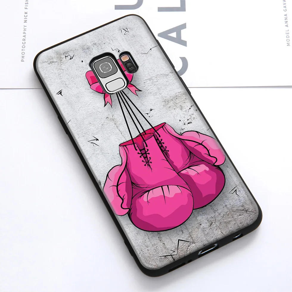 WEBBEDEPP боксерские перчатки мягкий чехол для Samsung Galaxy S10 S10e S9 S8 Plus S7 S6 Edge &amp J6 2018 Note 10 9 8