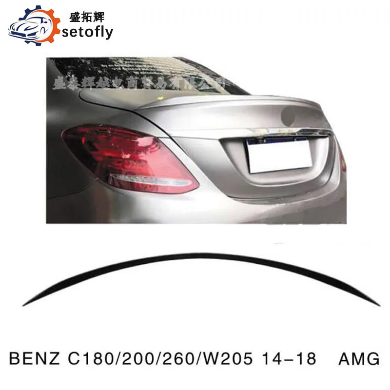Авто аксессуары ABS спойлер AMG стиль для BENZ C180/200/260/W205 год 2014 2018|Спойлеры и крылья| |